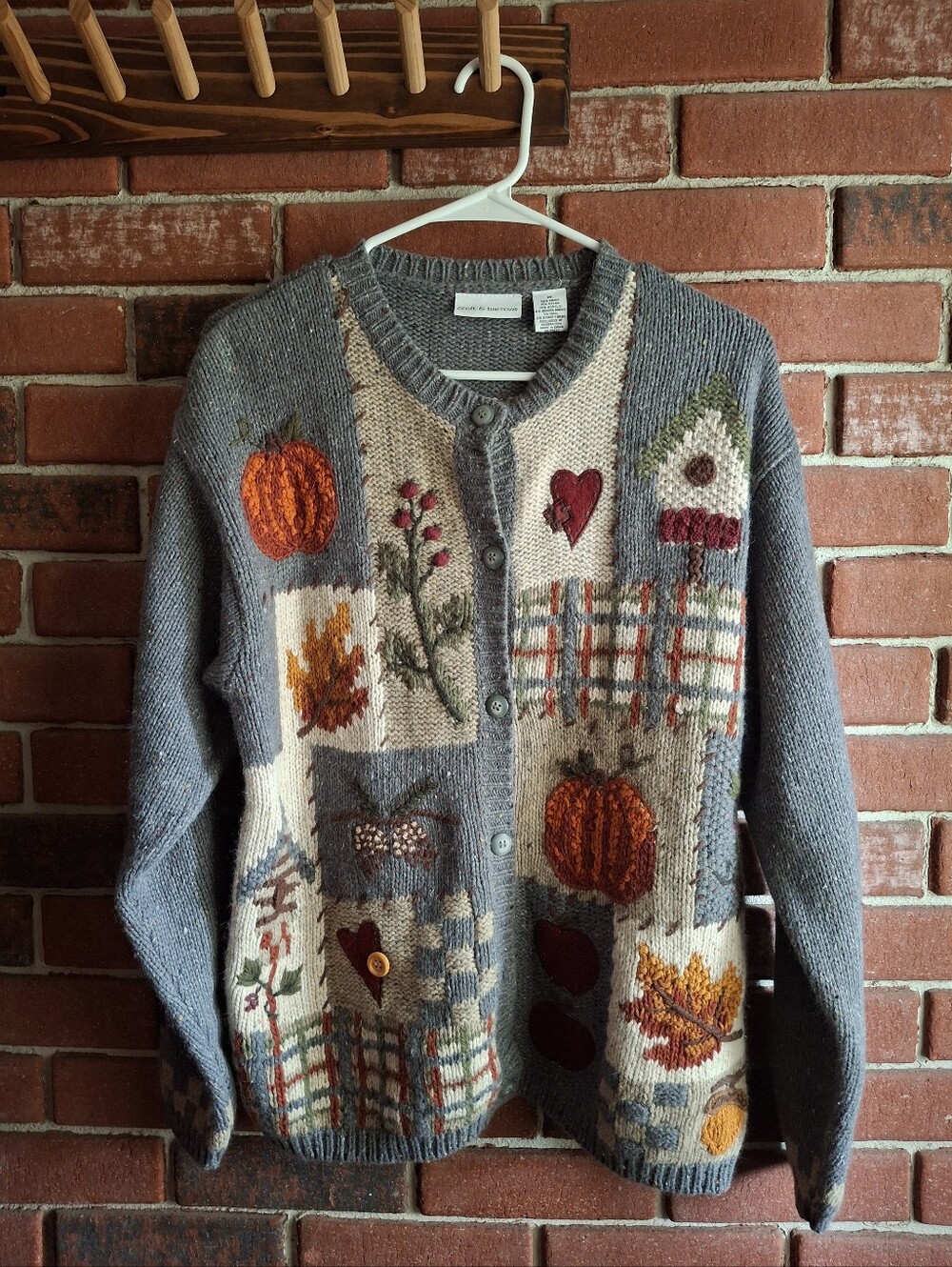 Vintage Croft & Barrow multicoloured autumn sweater